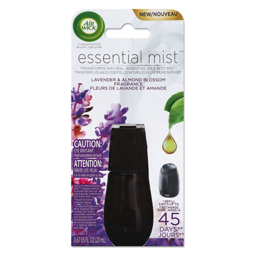 ESSENTIAL MIST REFILL, LAVENDER AND ALMOND BLOSSOM, 0.67 OZ