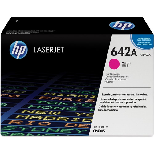 Hewlett-Packard  LaserJet Print Cartridge, 7500 Page Yield, Magenta