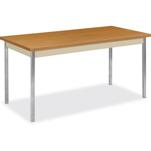 Utility Table, Rectangular, 60w X 30d X 29h, Harvest/putty