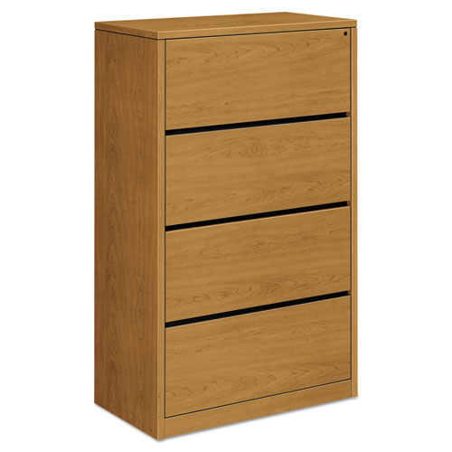 10500 SERIES FOUR-DRAWER LATERAL FILE, 36W X 20D X 59.13H, HARVEST