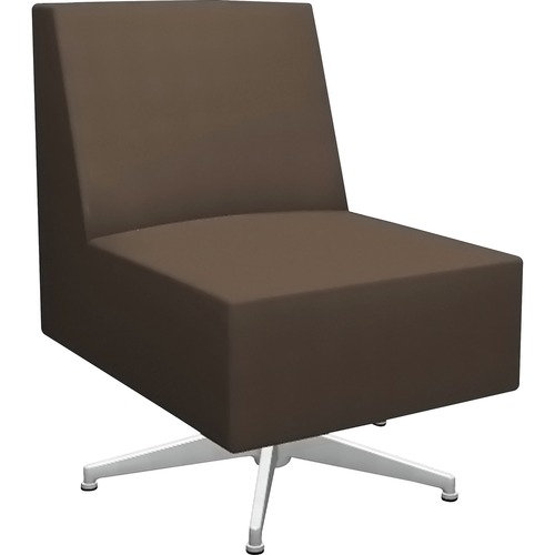 Highpoint  Chair, Armless, 25-1/2"Wx31"Dx34"H, Brown
