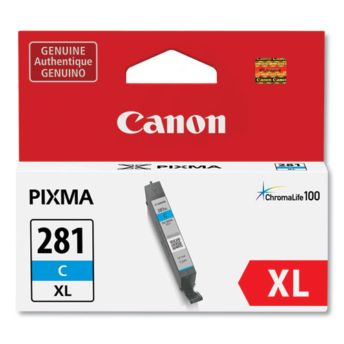 Canon 2034C001 (CLI-281XLCn) Cyan OEM High Yield Ink Tank