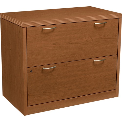 The HON Company  2-Draw Lateral File, 22"x38"x32-1/4", Bourbon Cherry