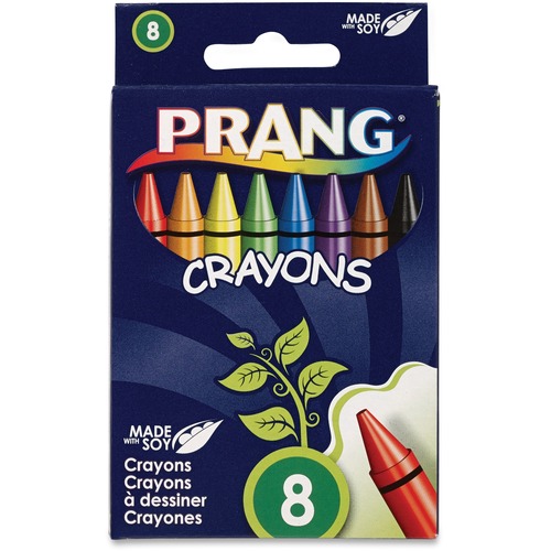 CRAYONS,WAX,8CT