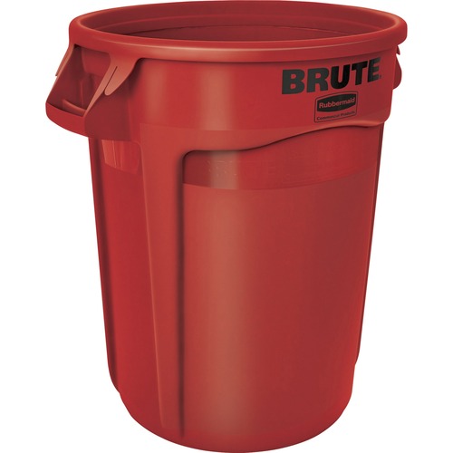 Rubbermaid Commercial Products  Brute Container, Hvy-Dty, 32 Gallon, Red