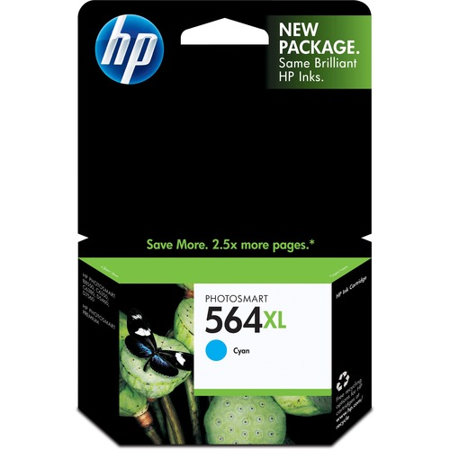 Hewlett-Packard  HP 564 Ink Cartridge, 750 Page Yield, Cyan