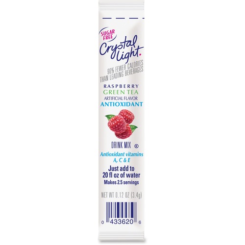 Kraft Foods  Crystal Light Sticks, 0.16oz., 30/BX, Raspberry Green Tea