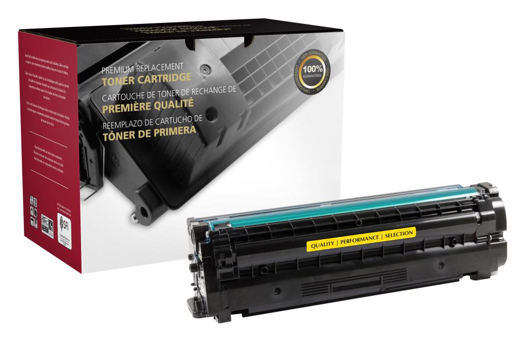 CIG Remanufactured Yellow Toner Cartridge (Alternative for Samsung CLT-Y505L) (3500 Yield)