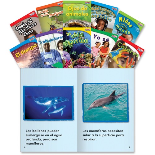 Shell Education Teacher Created Materials  Informational Text Set 2, Spanish, Grade 1, 10 BK/ST