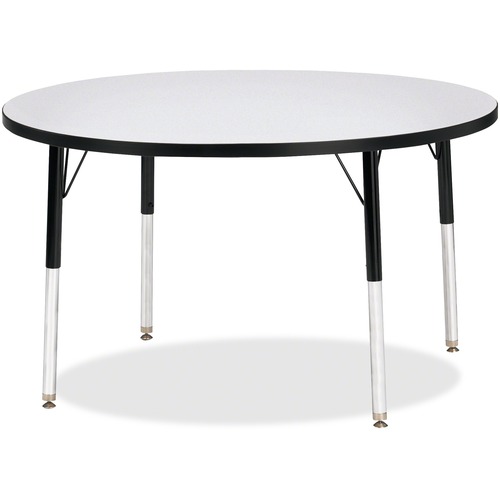 Jonti-Craft, Inc.  Round Activity Table, 42"x15-24", Gray/Black