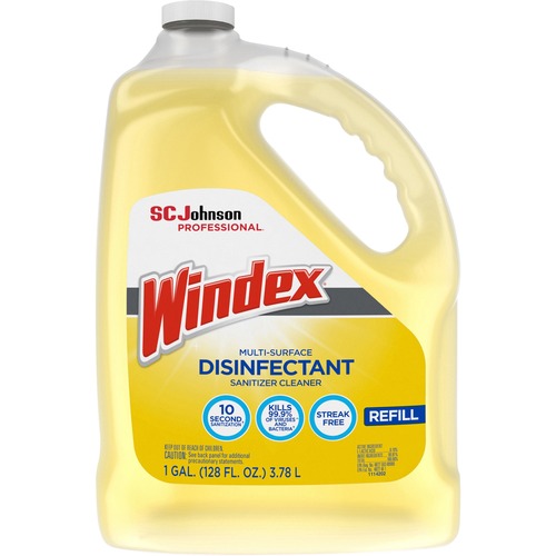 S.C. JOHNSON & SON, INC  Cleaner, Disinfectant Sanitizer, 1 Gallon, 4/CT, Multi