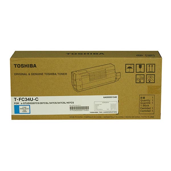 Toshiba TFC34UC Cyan OEM Toner Cartridge