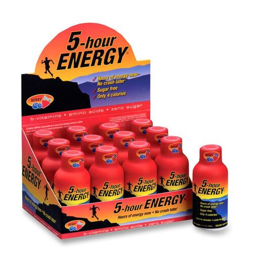 5 Hour Energy  Five Hour Energy Drink, 2 oz., 12/PK, Berry Flavored