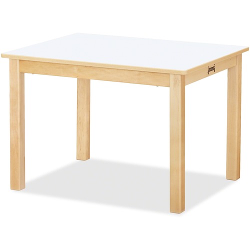 Jonti-Craft, Inc.  Multipurpose Table,Rectangle,18"x30"x24",White