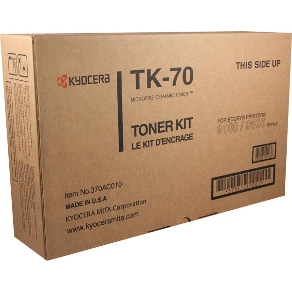 Kyocera Mita 370AC010 (TK-70H) Black OEM Toner Cartridge