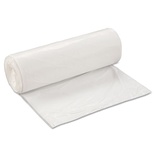 LOW-DENSITY COMMERCIAL CAN LINERS, 60 GAL, 0.7 MIL, 38" X 58", WHITE, 100/CARTON