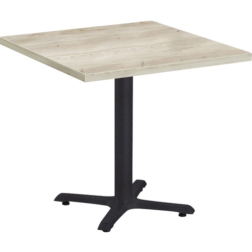 Special-T  X-base Table, Square Top, 36"x36"x42", Aged Driftwood