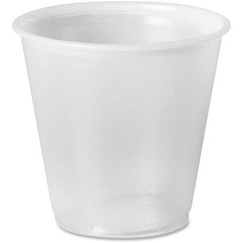 Solo Cup Company  Cold Cups, Plastic, 3.5oz, 100/PK, Translucent