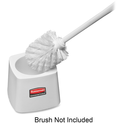 Rubbermaid Commercial Products  Toilet Bowl Brush Holder, 5" Diameter, 24/CT, White