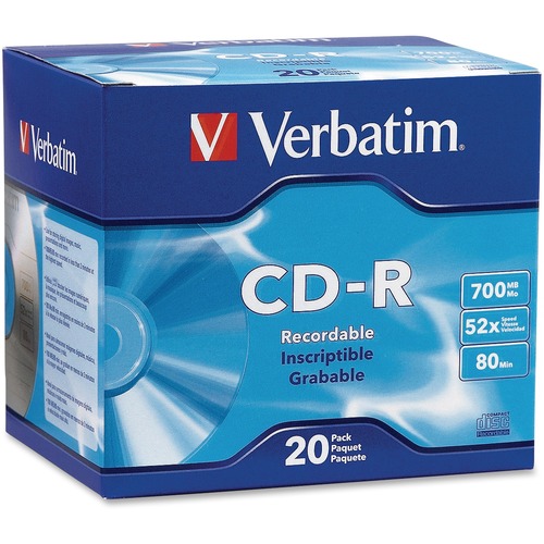 CD-R,80MIN,52X,20PK
