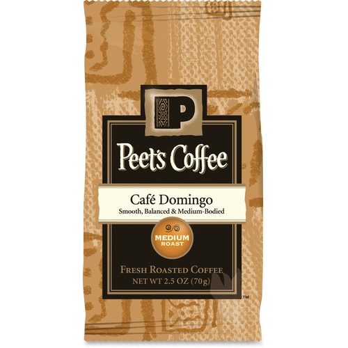 Coffee Portion Packs, Cafe Domingo Blend, 2.5 Oz Frack Pack, 18/box