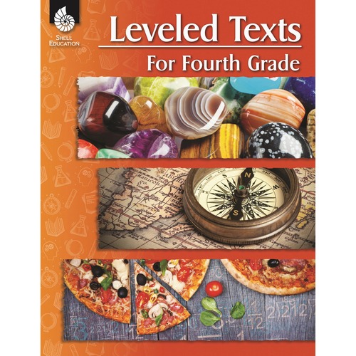 Shell Education Teacher Created Materials  Leveled Texts for Fourth Grade, 144-Page, 8-1/2"Wx11"H, MI