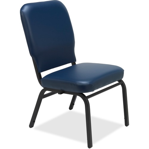 Lorell  Oversize Stack Chair, 500lb Cap, 21"x25"x35-1/2", NY
