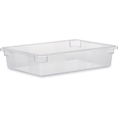 Food/tote Boxes, 8 1/2gal, 26w X 18d X 6h, Clear