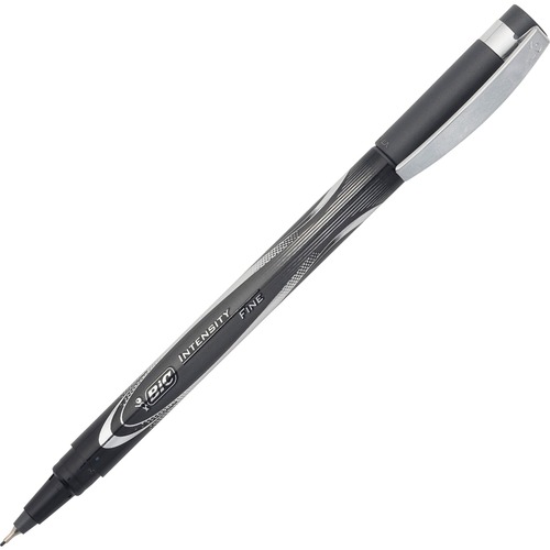 INTENSITY STICK POROUS POINT MARKER PEN, FINE 0.5MM, BLACK INK/BARREL, DOZEN