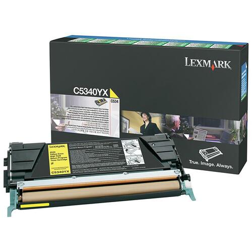 Lexmark C5340YX Yellow OEM High Yield Laser Toner Cartridge