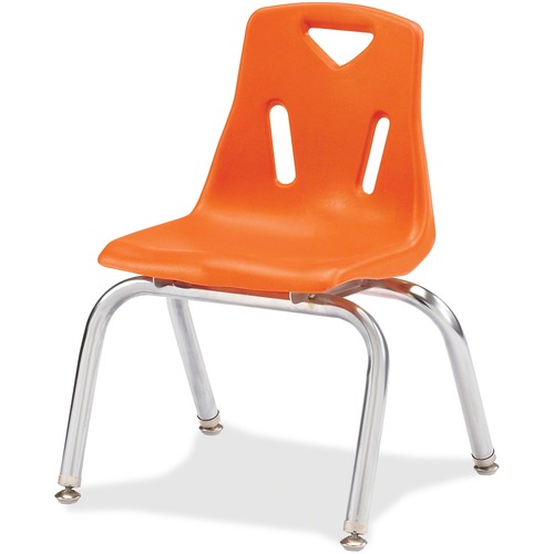Jonti-Craft, Inc.  Stacking Chairs,w/Chrome Legs,10" Seat,20"x15.5"x13.5",OE