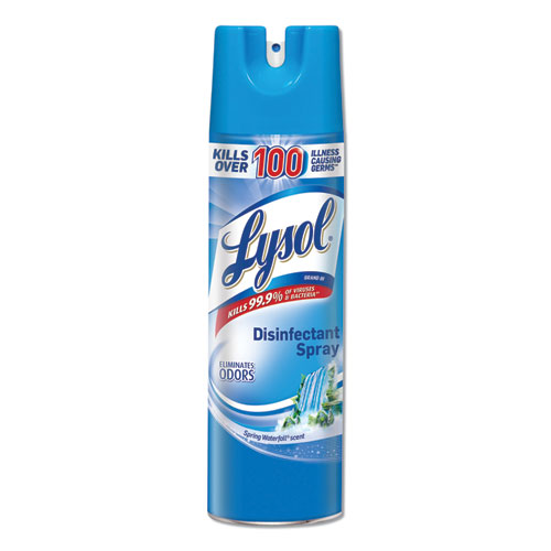 DISINFECTANT SPRAY, SPRING WATERFALL SCENT, 19 OZ AEROSOL