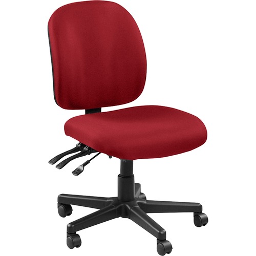 CHAIR,TASK,MIDBACK,REAL RED
