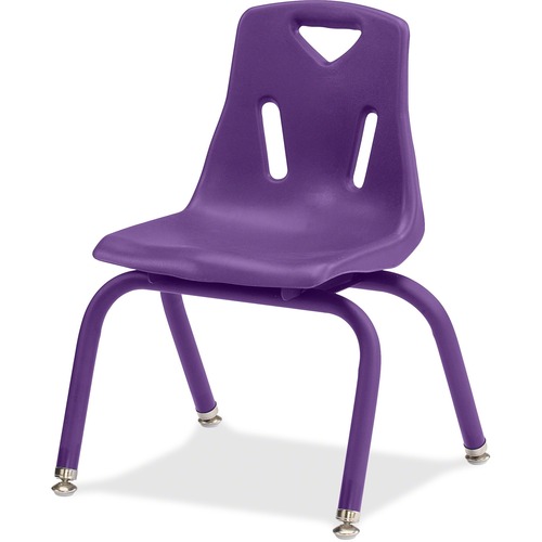 Jonti-Craft, Inc.  Plastic Stacking Chairs, 14" H, Purple