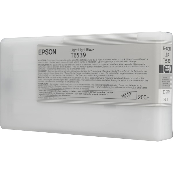 Epson T653900 Light Black OEM UltraChrome HDR Ink Cartridge