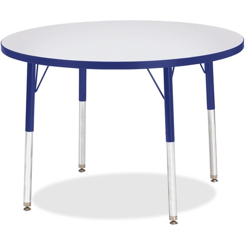 Jonti-Craft, Inc.  Activity Table, Round, 24"-31"x36", Blue