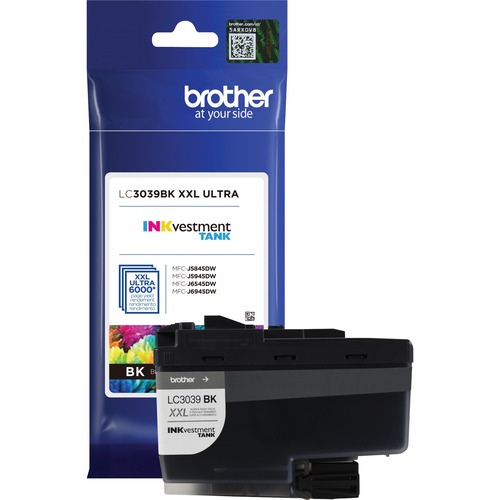 LC3039BK INKVESTMENT ULTRA HIGH-YIELD INK, 6000 PAGE-YIELD, BLACK