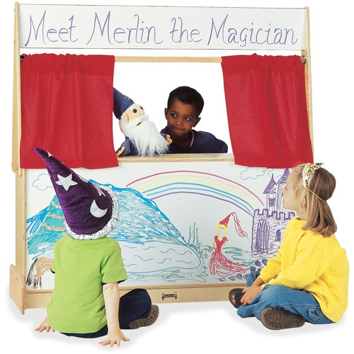 Jonti-Craft, Inc.  Imagination Station, Write-n-Wipe, 49"x49"x15", Baltic