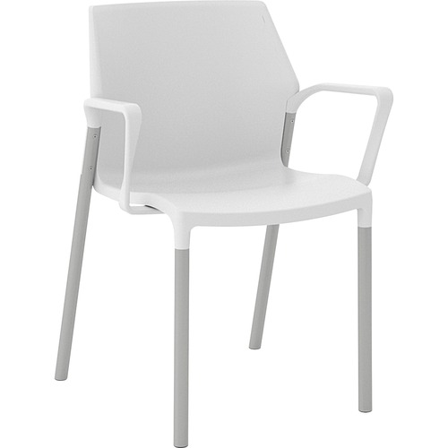 United Chair Company  Chair, Guest, w/ Arms, 23-1/2"Wx20-1/2"Lx32"H, 4/CT, White