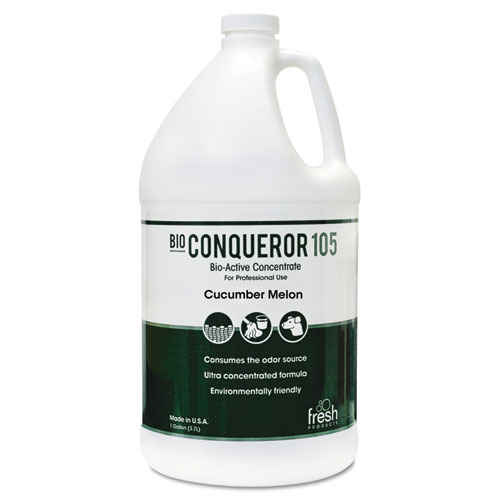 BIO CONQUEROR 105 ENZYMATIC ODOR COUNTERACTANT CONCENTRATE, CUCUMBER MELON, 1 GAL, 4/CARTON