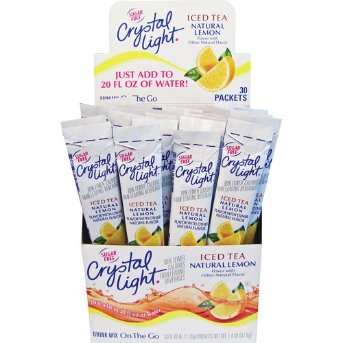 Kraft Foods  Crystal Light Sticks, Sugar-free, 30/BX, Iced Tea