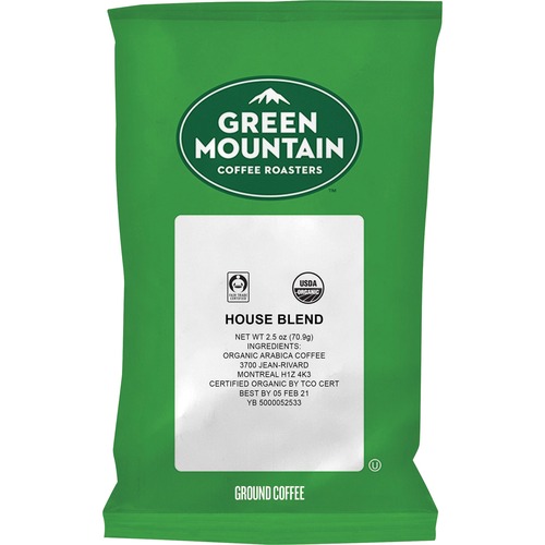 Green Mountain  Fair Trade, Organic House Blend, Coffee, 2.2oz., 50/CT