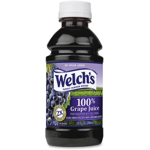 Welch's  Concord Grape Juice, Welch's, 100% Juice, 10oz, 24/CT
