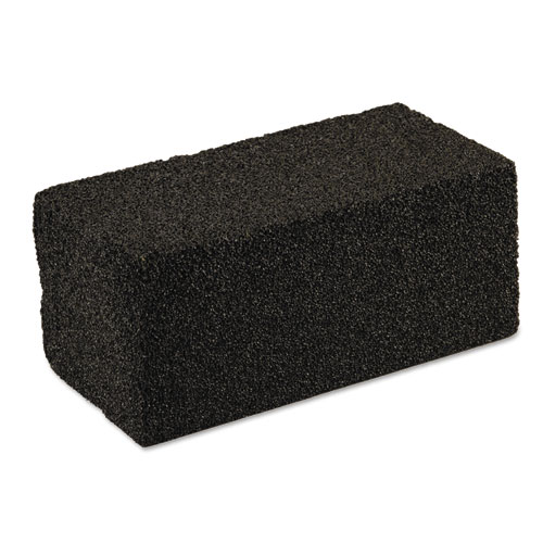 GRILL CLEANER, GRILL BRICK, 4 X 8 X 3.5, BLACK, 12/CARTON