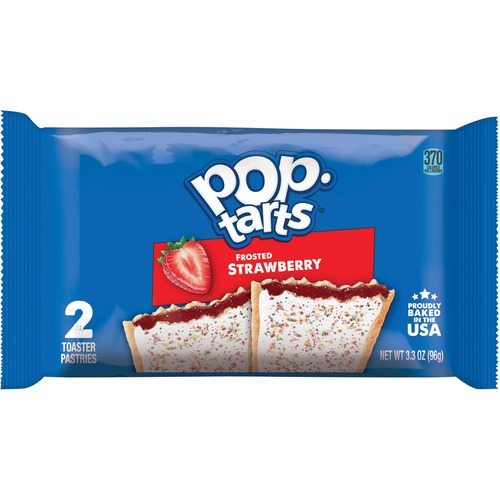 Pop Tarts, Frosted Strawberry, 3.67 Oz, 2/pack, 6 Packs/box