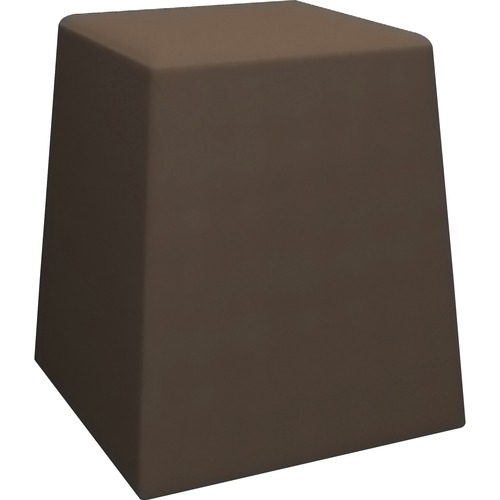 Highpoint  Ottoman, Tapered, 20-1/2"Wx20-1/2"Lx24"H, Brown
