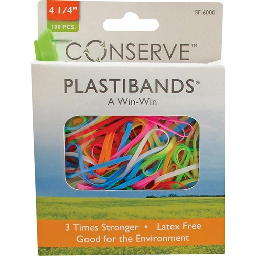 PLASTIBANDS,4.25",100CT,AST