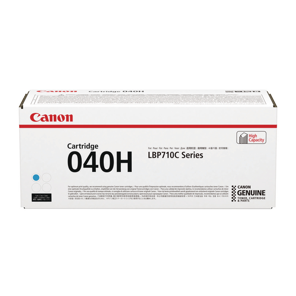 Canon 0459C001 (Cartridge 040H) Cyan OEM High Yield Toner Cartridge