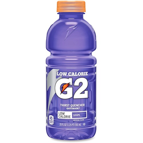 Quaker Foods  Gatorade, G2, Grape, 20 oz, 24/CT, Purple