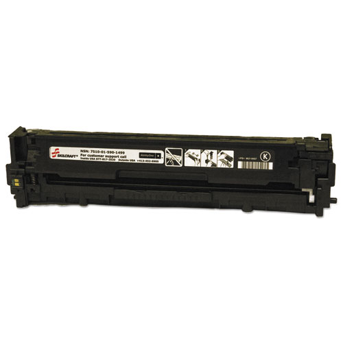 Toner Cartridge, Remanufactured, Standard Yield, Yellow, HP CP 1525NW / CM1415FNW Compatible
